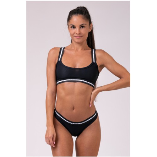 Nebbia Дамско спортно бюстие Mesh Me NEBBIA sports bralette 540 - Black - 1